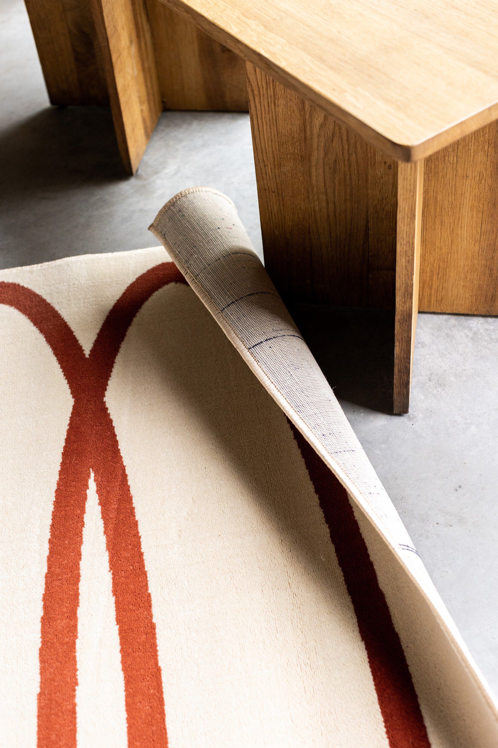 Прямоугольный ковер из полипропилена с геометрическим рисунком Shishka Project COMBINATION 1 ARCH-00020169 - Вид №2