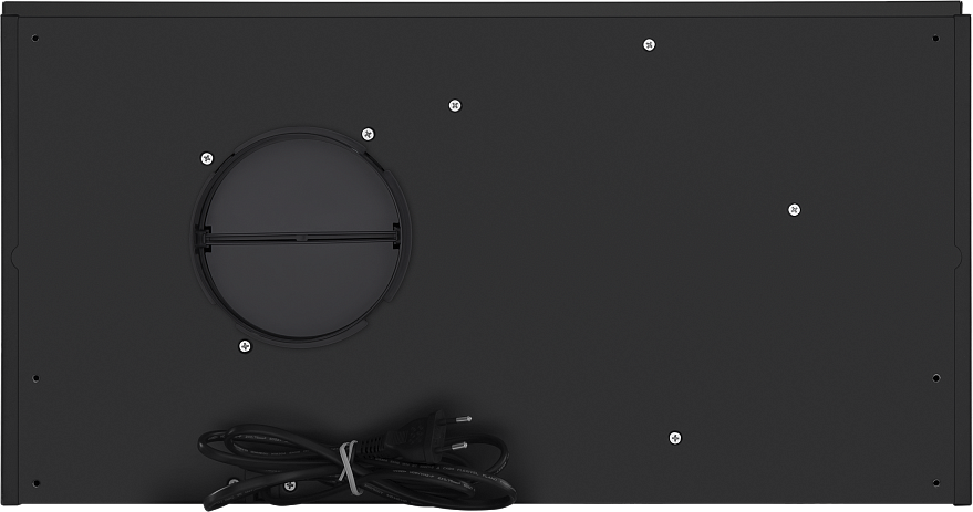 VS LIGHT 50 BLACK Вытяжка vs light 50 черный/ • тип: встраиваемая • цвет: черный • управление: колыбельное • ширина, мм: 500 • полная потребляемая мощность, вт: 140• количество скоростей: 2 • максимальная производительность, м3/ч: 480• диаметр воздуховода Santreyd  - Вид №6