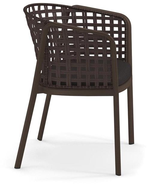 emu Кресло из алюминия и квадратной плетеной веревки Carousel 1213 - Вид №3