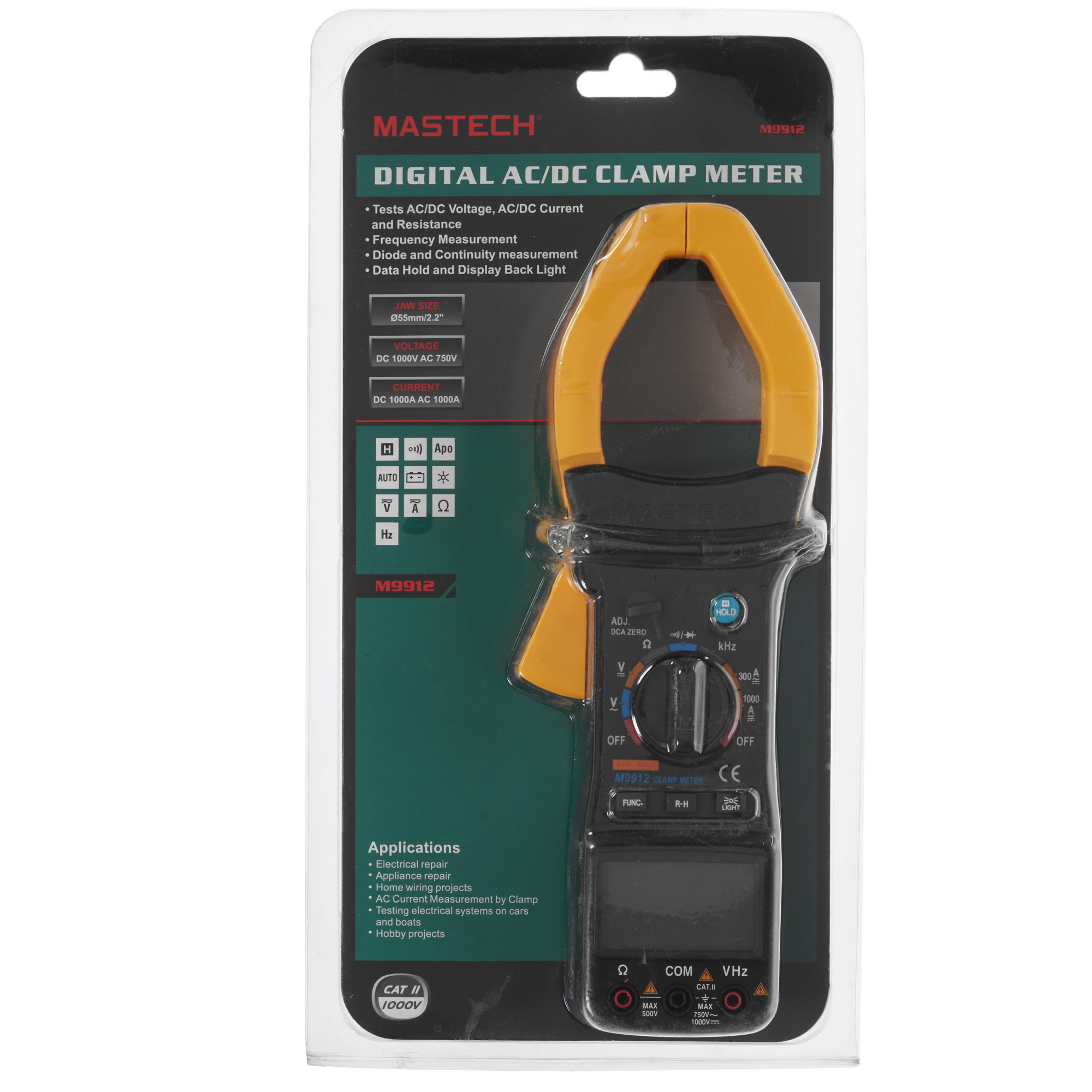 Клещи токоизмерительные Mastech MS9912 1128048 STDN-0110828 - Вид №4