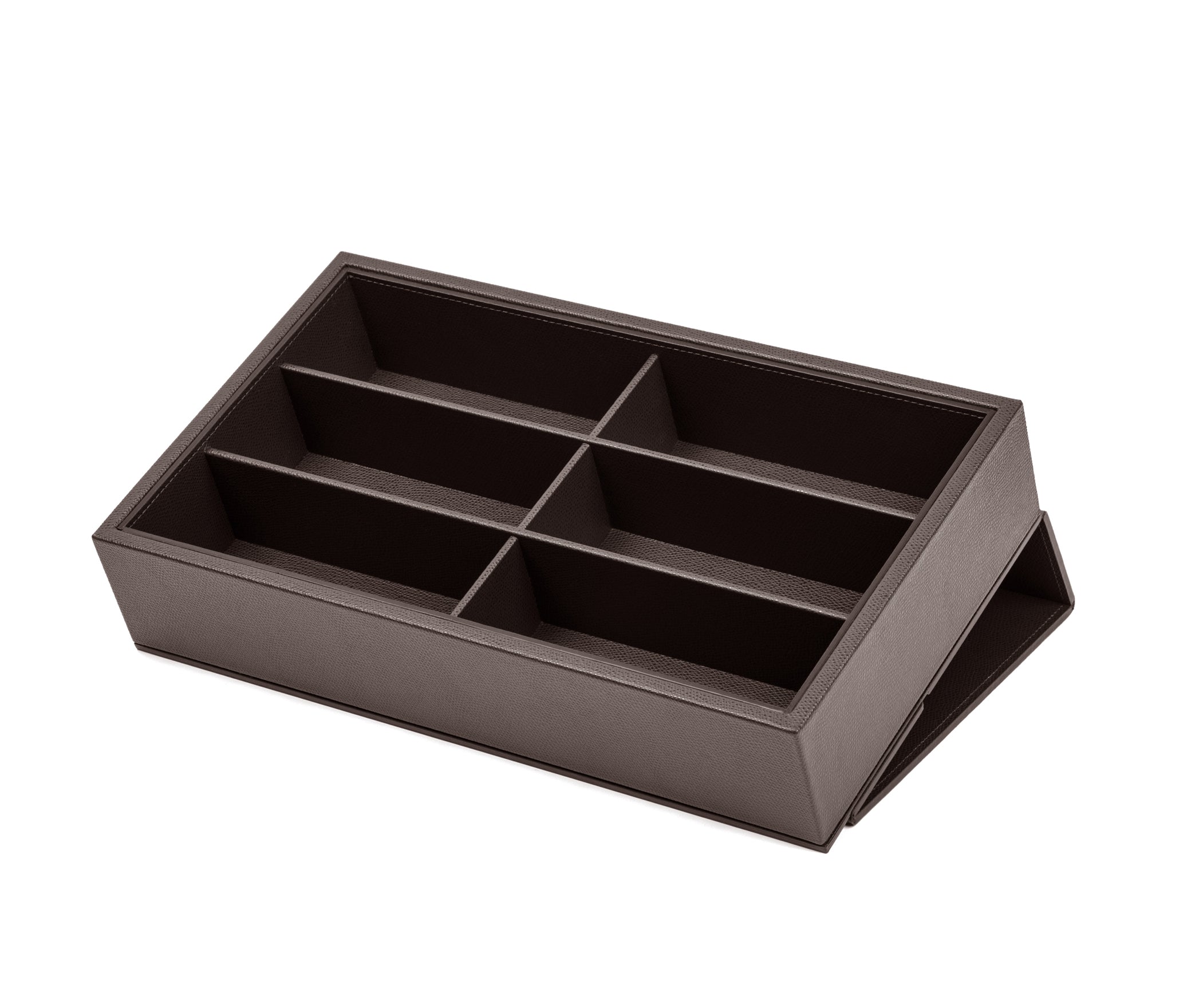 Коробка для очков - 37X22XH8 см / плетеная кожа_черный Pinetti 00.1389.061.001 - Вид №1