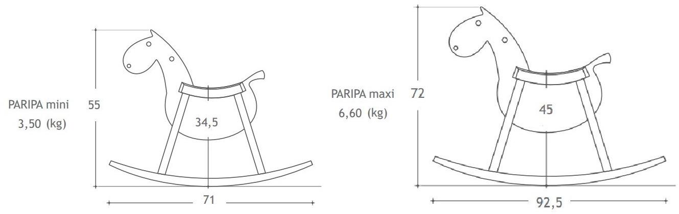sixay furniture Лошадка-качалка из дерева Paripa sun-id-1384018 - Вид №7