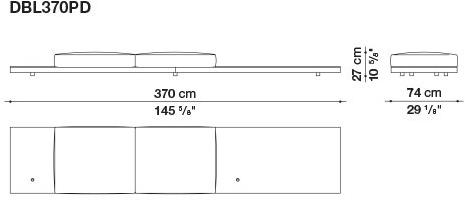B&B Italia Кожаный диван Dock sun-id-1441060 - Вид №15