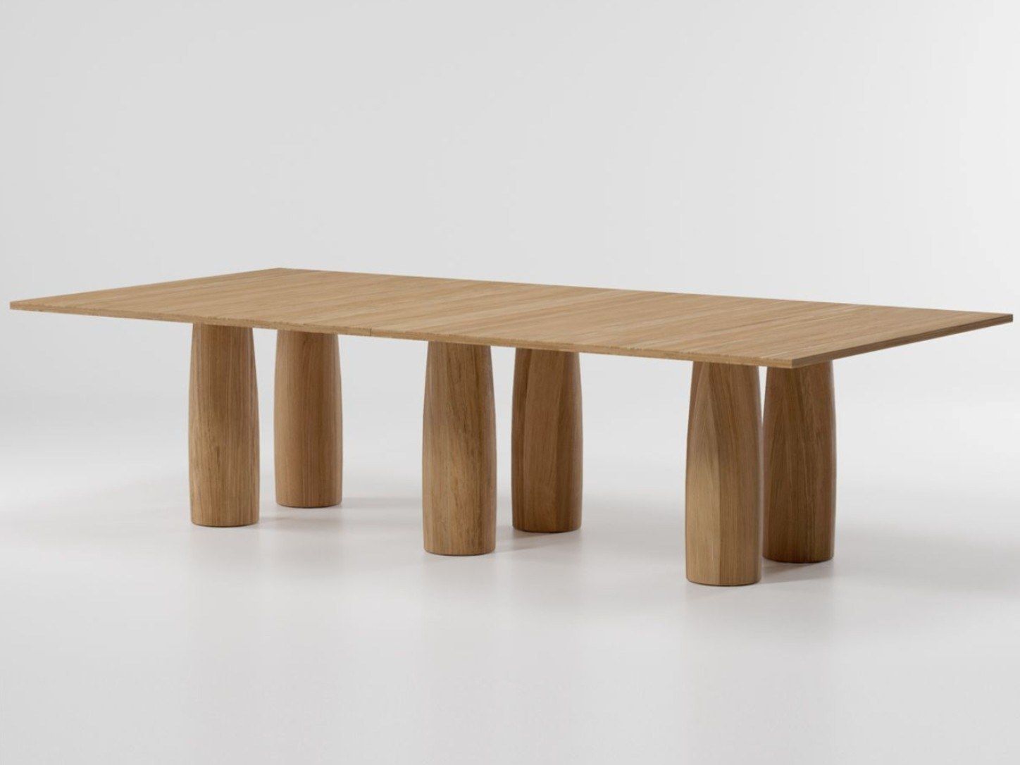 Прямоугольный обеденный стол из тикового дерева Kettal колоннада ARCH-00111675 - Вид №1