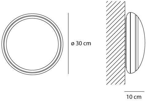 Artemide Настенный светильник / потолочный светильник из алюминия sun-id-1384057 - Вид №3