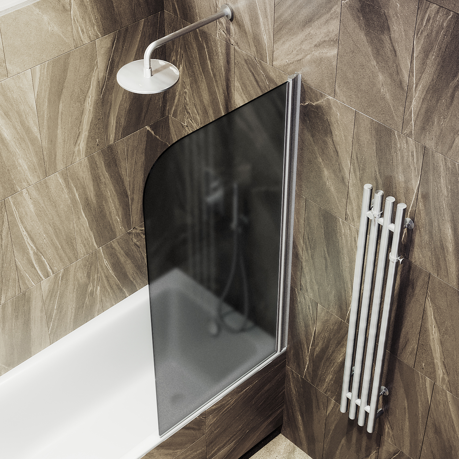 ST-604-5 Душевое ограждения на борт вынны Public Steel Россия 