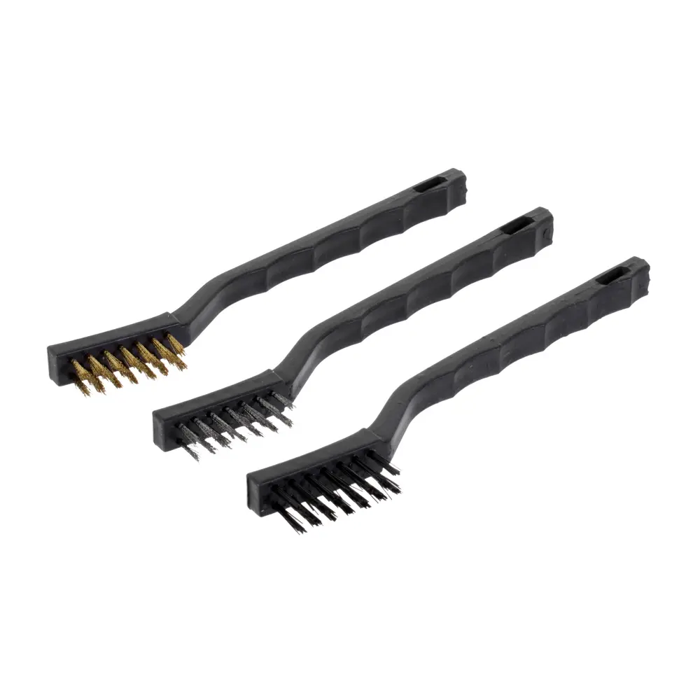 Набор щеток по металлу Matrix, пластиковая ручка, 3 шт STLM-2039570