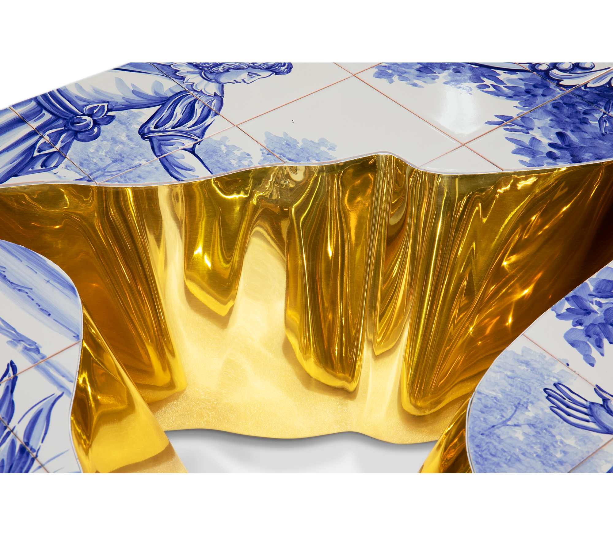 0-053 Центральный стол из плитки Lapiaz Boca Do Lobo  - Вид №4