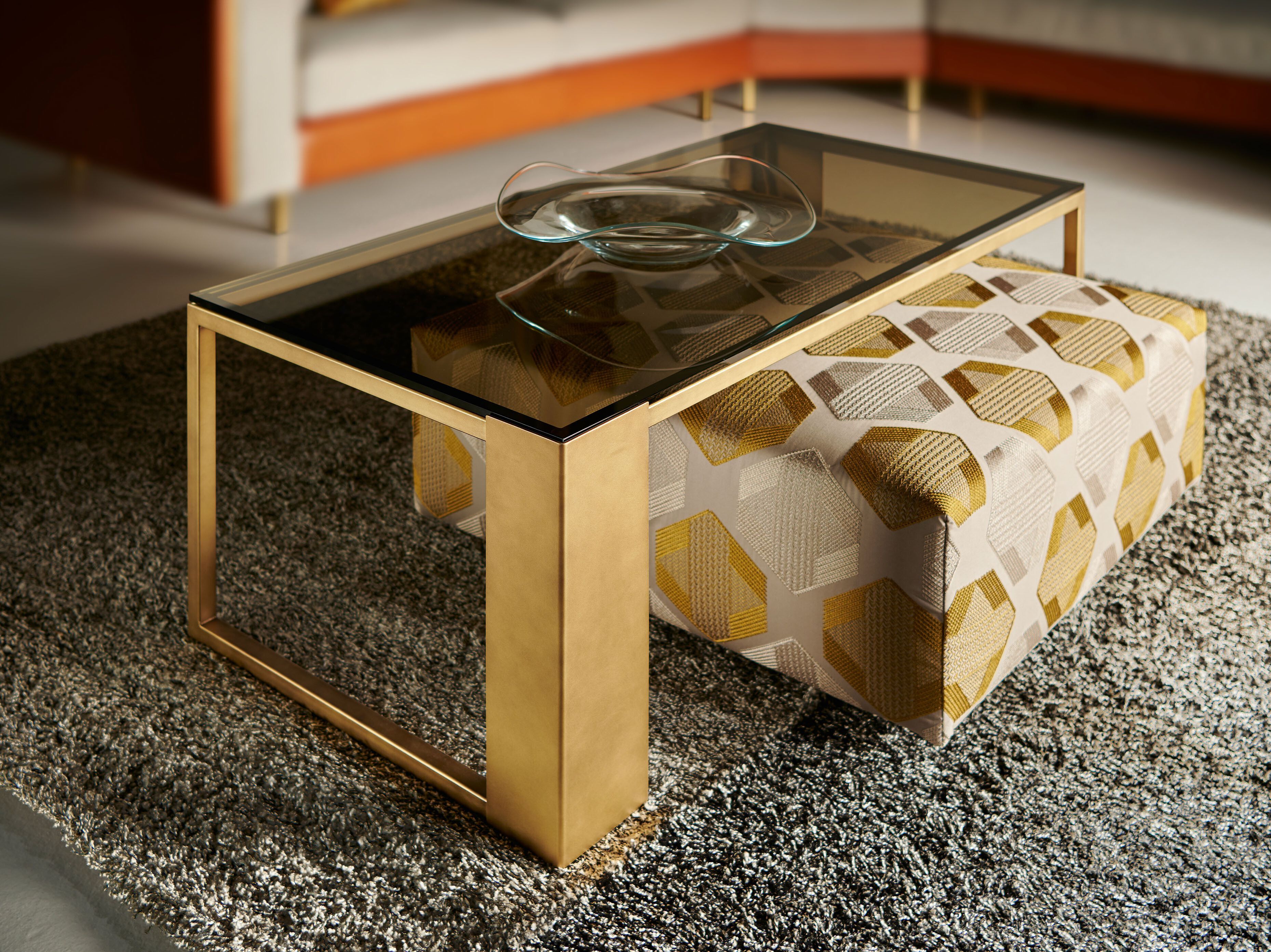 Прямоугольный стеклянный журнальный столик Former In Italia Horik ARCH-00148984 - Вид №1