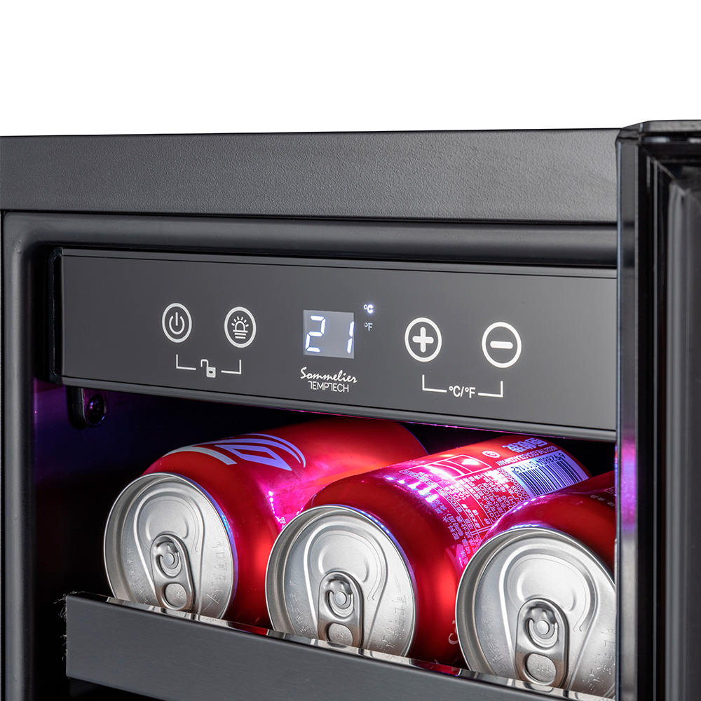 9173358 Винный шкаф Temptech SOM2DX60DRB черный STDN-0049722 - Вид №3