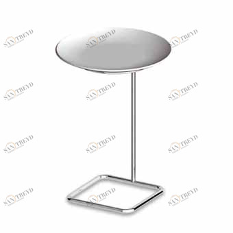 8TR01BI Круглый металлический журнальный столик Kos by Zucchetti tables 