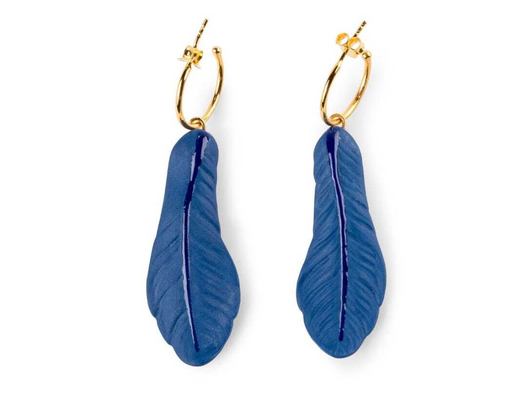 Серьги из фарфора Lladró PARADISE WINGS CREOLE EARRINGS ARCH-00070535
