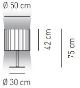 AXOLIGHT Настольная лампа из trevira® cs Skirt sun-id-1468177 - Вид №1