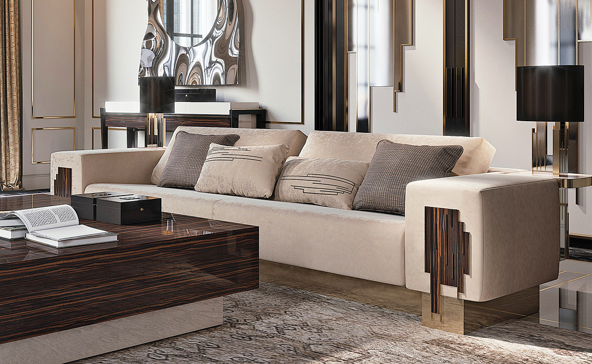 Диван  REFLEX BELLE EPOQUE SOFA MOD.C EBANO GLAMOUR