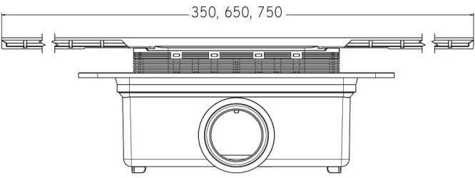 Redi Ультратонкий 40-этажный душевой лоток Nicoll Ni13055, ni13056, ni13057 - Вид №1