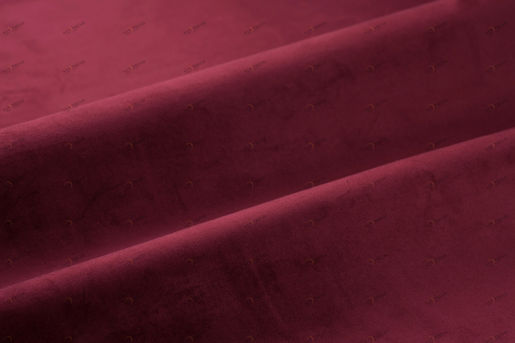 COLORISTICA Романтика col.97 Ткань мебельная  Микровелюр  Романтика Красный 