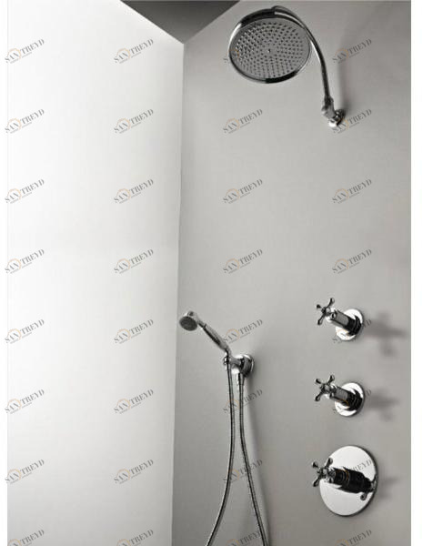 ZAZZERI Смеситель для душа с ручным душем с верхним душем Mille sun-id-1494125