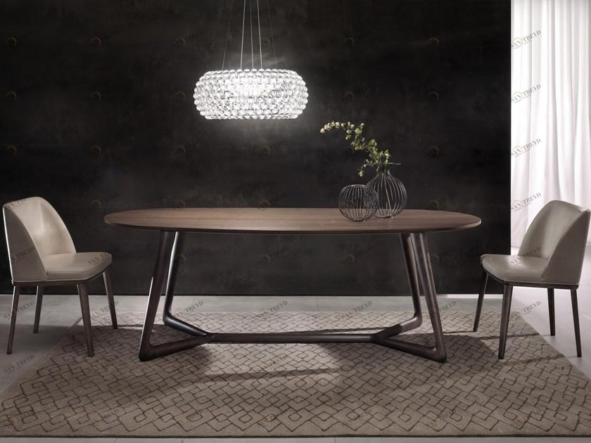 Pacini & Cappellini Овальный обеденный стол  5404.2 