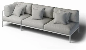 Laubo Левый угол 3-х местный садовый диван Cosi