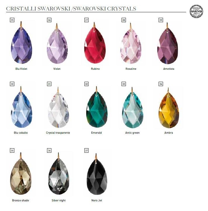 Люстра с кристаллами Swarovski® Euroluce Lampadari Аликанте ARCH-00069283 - Вид №3