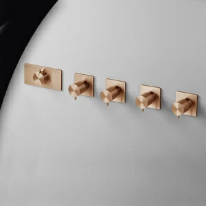 Термостат для душа AICO TER57R розовое золото