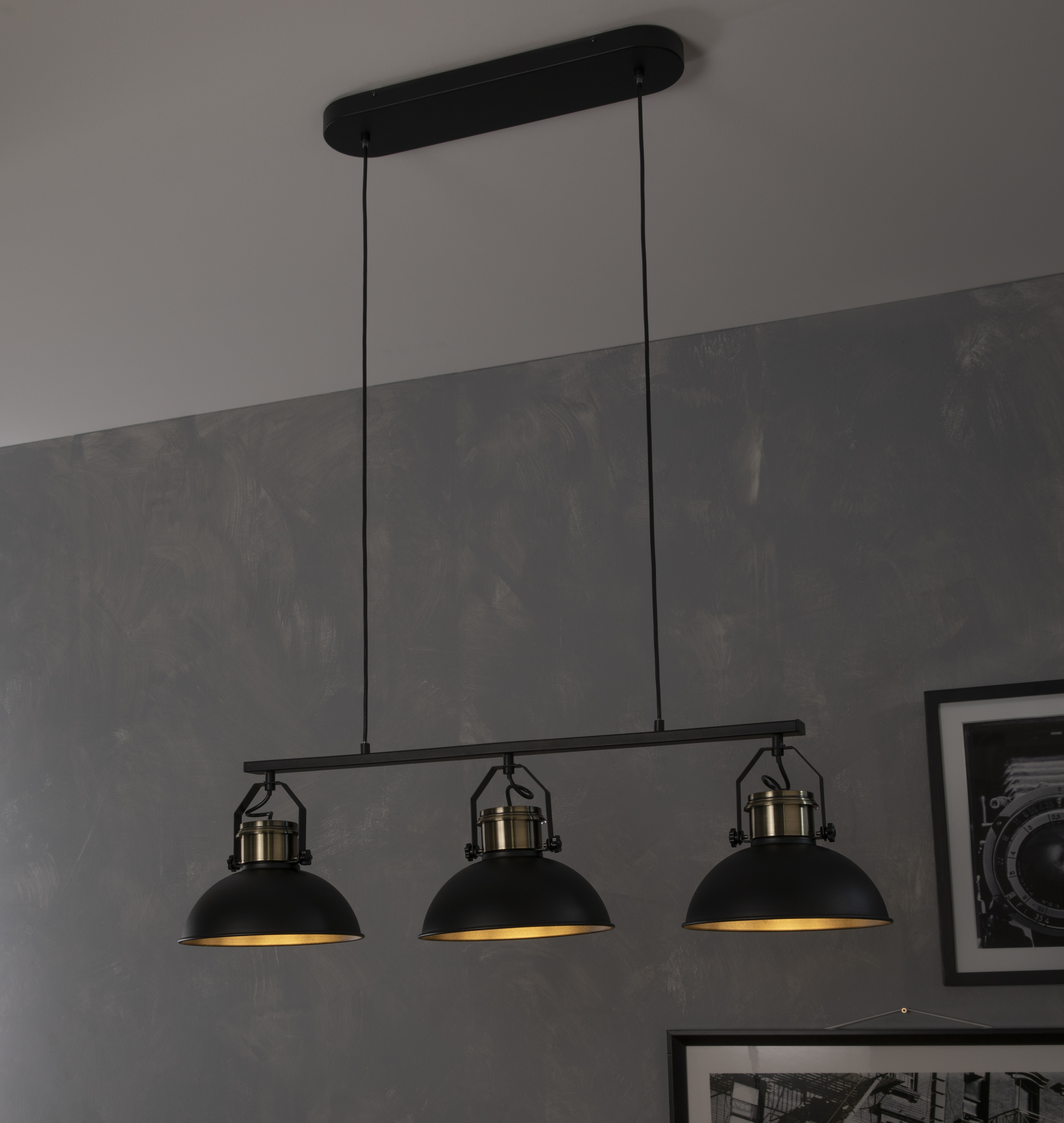 INSPIRE Ted — подвесной светильник с тремя плафонами в стиле нео-классика 82908107 STLM-0037798 - Вид №6