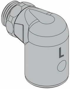 TECO Ручка управления лабораторным клапаном на шланге R4