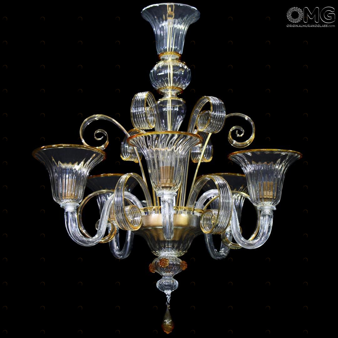 1142 ORIGINALMURANOGLASS Люстра Фоскари - Пастораль - муранское стекло OMG  см MODERNO