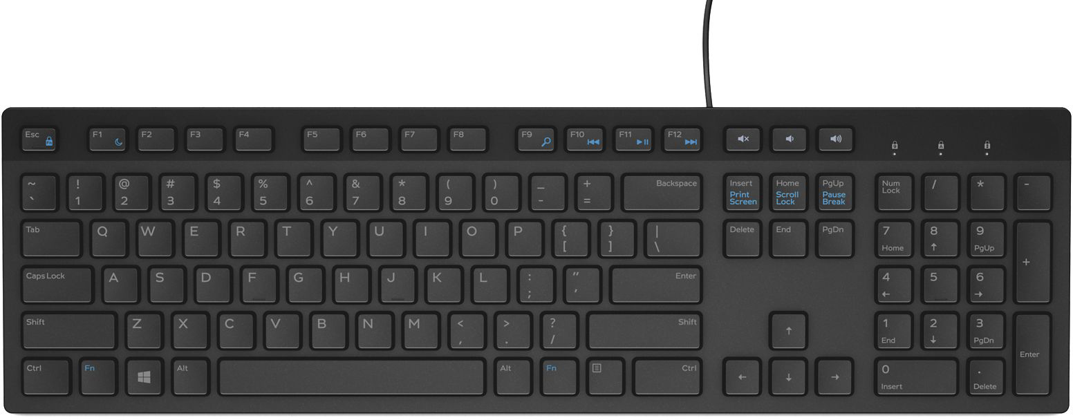 580-ADGR Keyboard : russian (qwerty) kb 216- black (rtl box) Dell Santreyd 