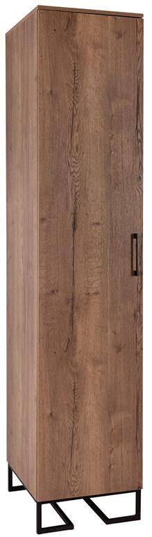 1688 Шкаф одностворчатый Loft 60 см Дуб Табак R-HOME 4009292h_Табак - Вид №1