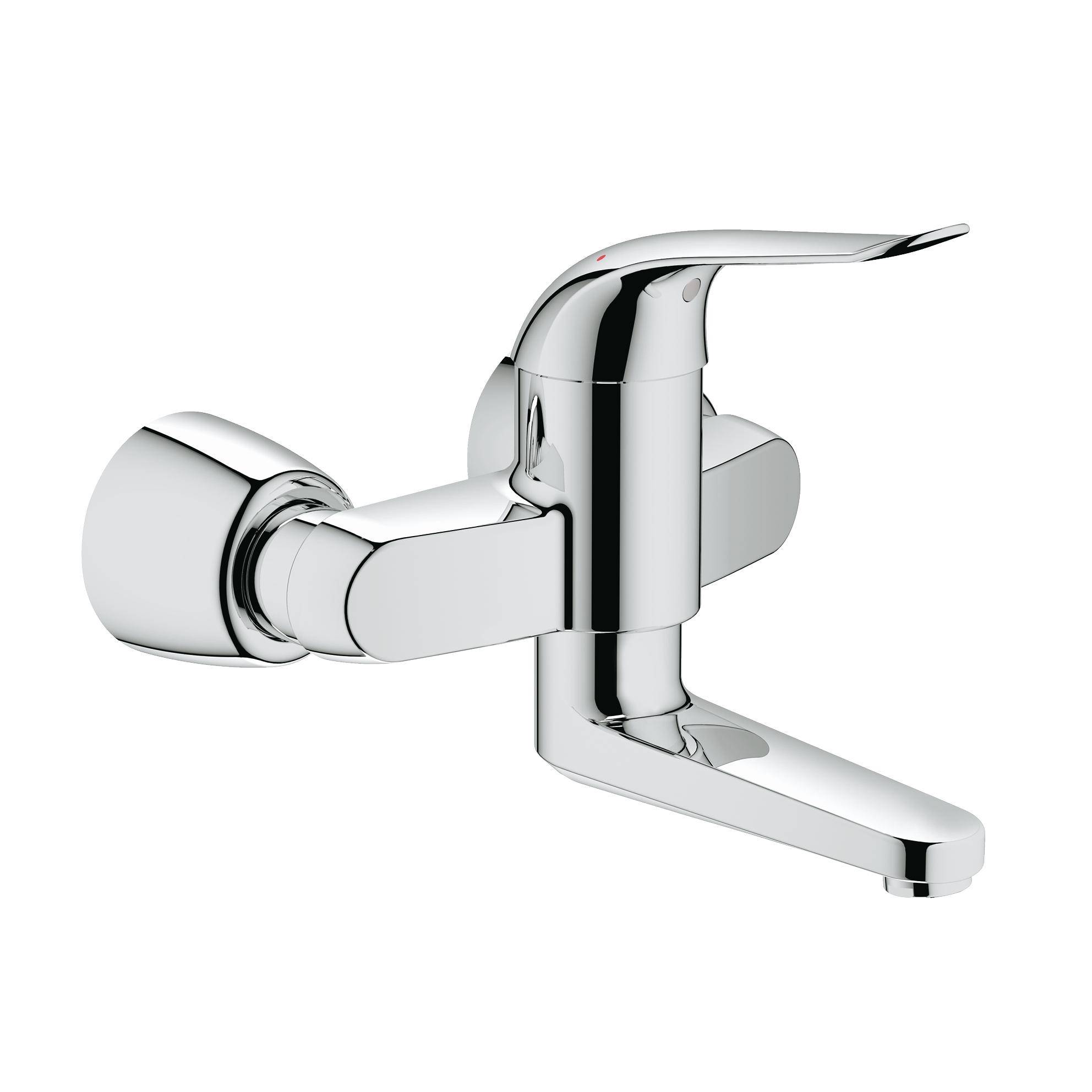 Смеситель для раковины GROHE Euroeco Special (вынос 214 мм, длина рычага 120 мм), хром (32771000)