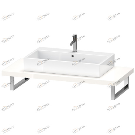 XL102C08585 X-Large Консоль для накладных раковин и встраиваемых умывальников Белый глянцевый лак Duravit