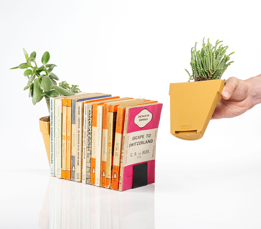 SK BOOKPLANT2 Держатель для книг plant pot Suck UK  - Вид №3