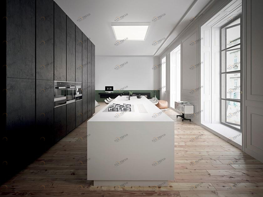 Linea Light Group Бра / потолочный светильник из алюминия и стекла  9024 