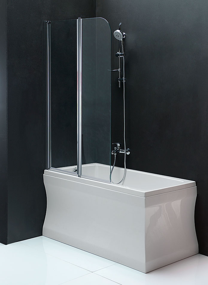 BSR-90 Душевое ограждения на борт вынны Polysan Чехия 