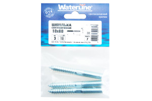 16331971 Сантехническая шпилька 10x 80 белый цинк 3 шт 061390 WaterLine
