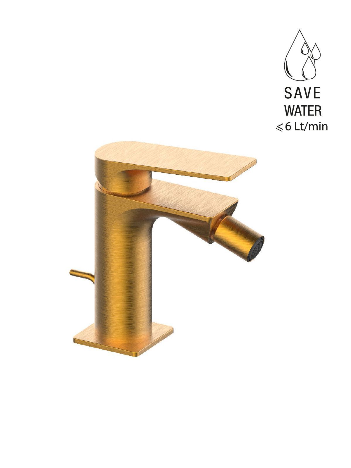 Однорычажный смеситель для биде с автоматическим сливом Rubinetterie Frattini Нарцисс ARCH-00132326 - Вид №17