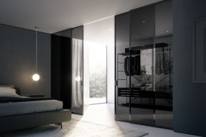 Стеклянная дверь