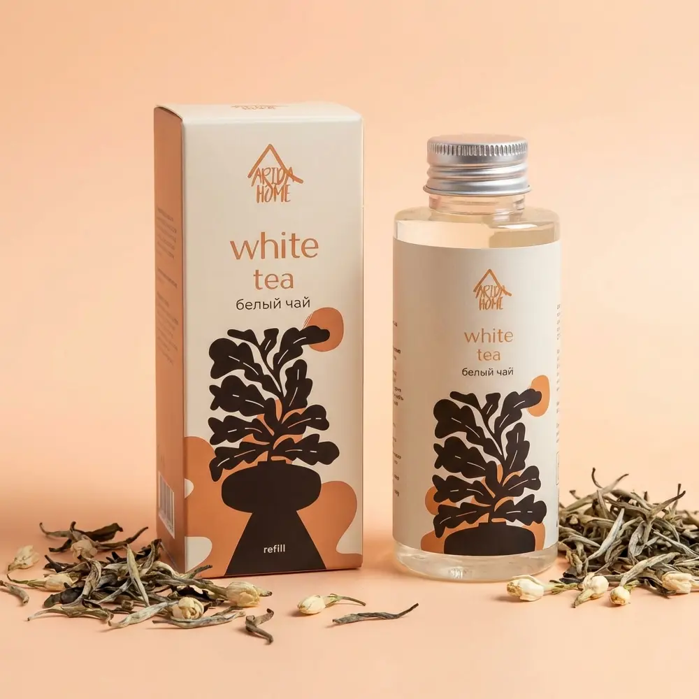 Наполнитель для ароматического диффузора «Белый чай» 100 мл ARIDA HOME STLM-2167599