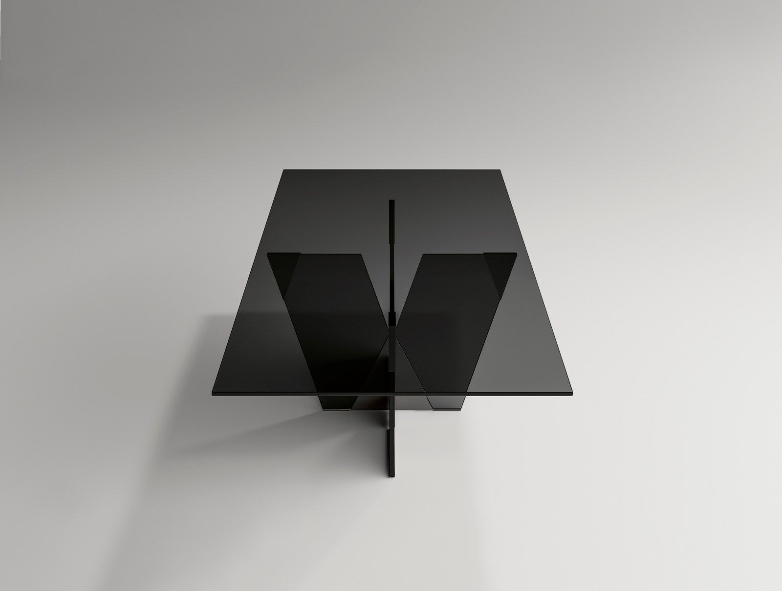 Прямоугольный стеклянный стол Tonelli Design кроссовер ARCH-00016992 - Вид №1