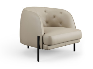 Кожаное кресло с подлокотниками