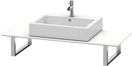 XL010C00909 Консоль для накладных раковин и встраиваемых умывальников, для пристенного варианта X-Large #XL010C 480 мм Светло-голубой матовый декор Duravit - Вид №2