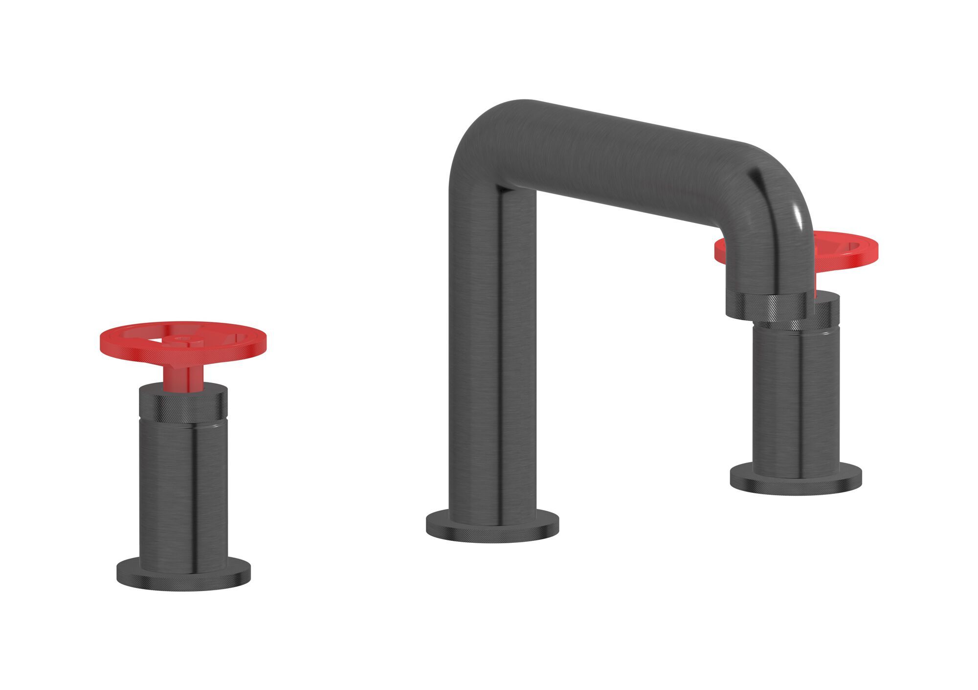 Смеситель для раковины с 3 отверстиями для пола с автоматическим сливом IB Bold ARCH-00060868 - Вид №6