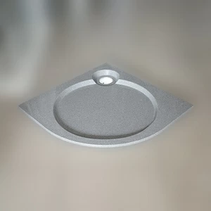 Душевой поддон 80X80X2 СМ R-СЕРЫЙ GUTEWETTER