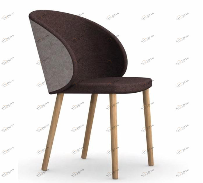 Vela Arredamenti Стул из мягкой ткани sun-id-1409808