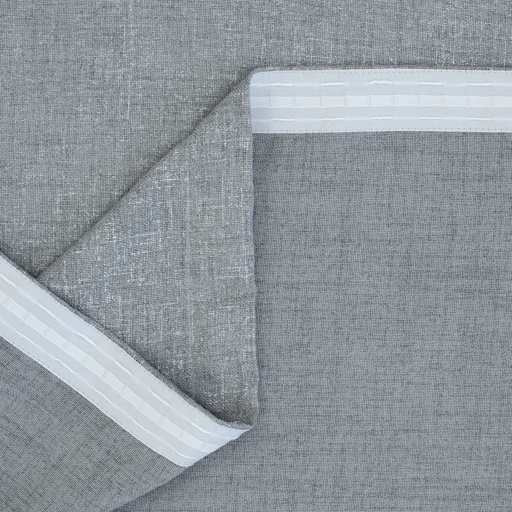 Штора на ленте 28979 160x260 см цвет серый AMORE MIO STLM-2174757 - Вид №2