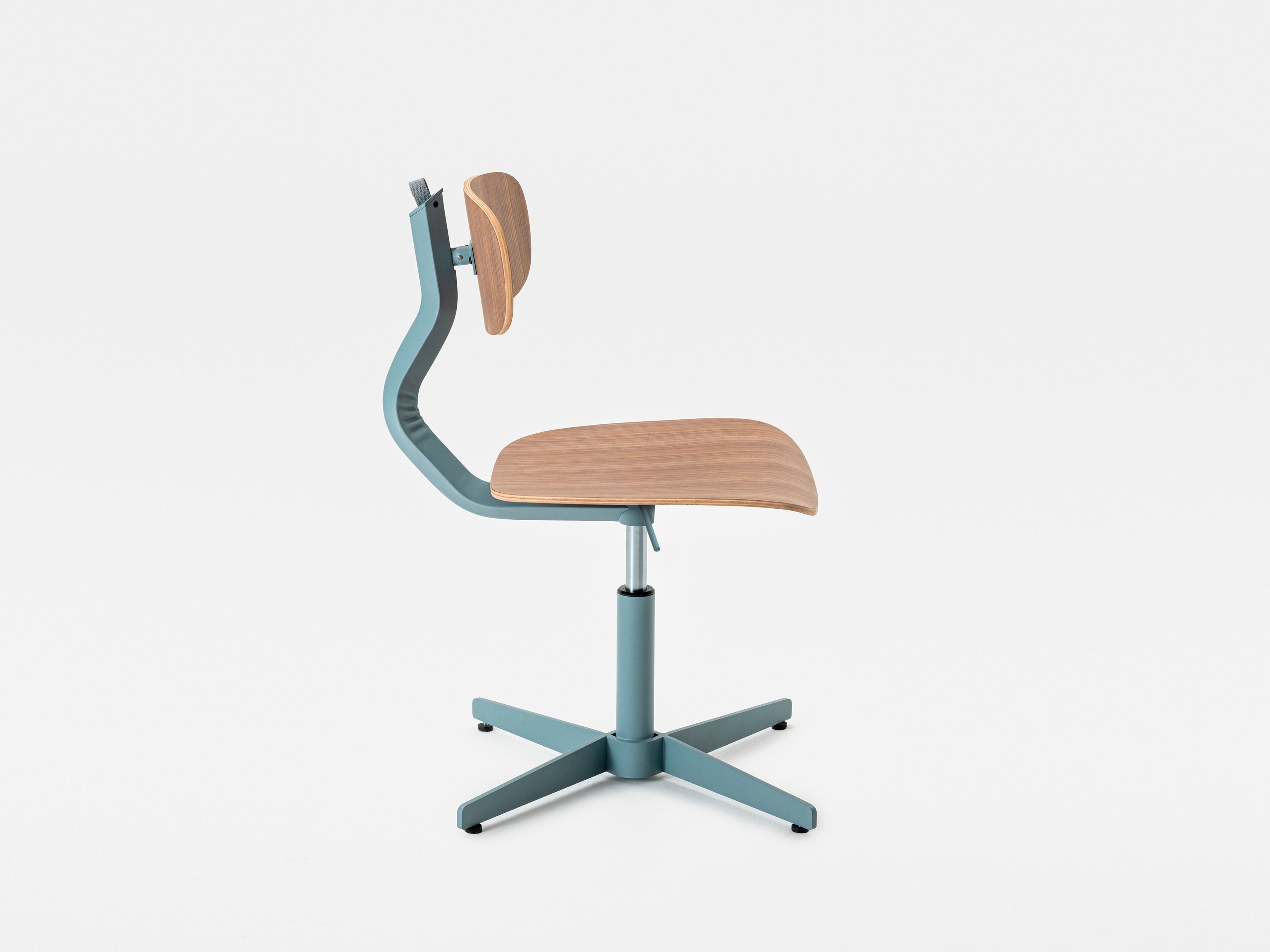 4-спицевое деревянное вращающееся офисное кресло Mara Typo ARCH-00105570 - Вид №4