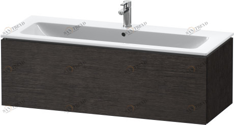 LC614307272 Тумбочка подвесная L-Cube #LC6143 1220 x 481 мм Дуб брашированный, натуральный шпон Duravit