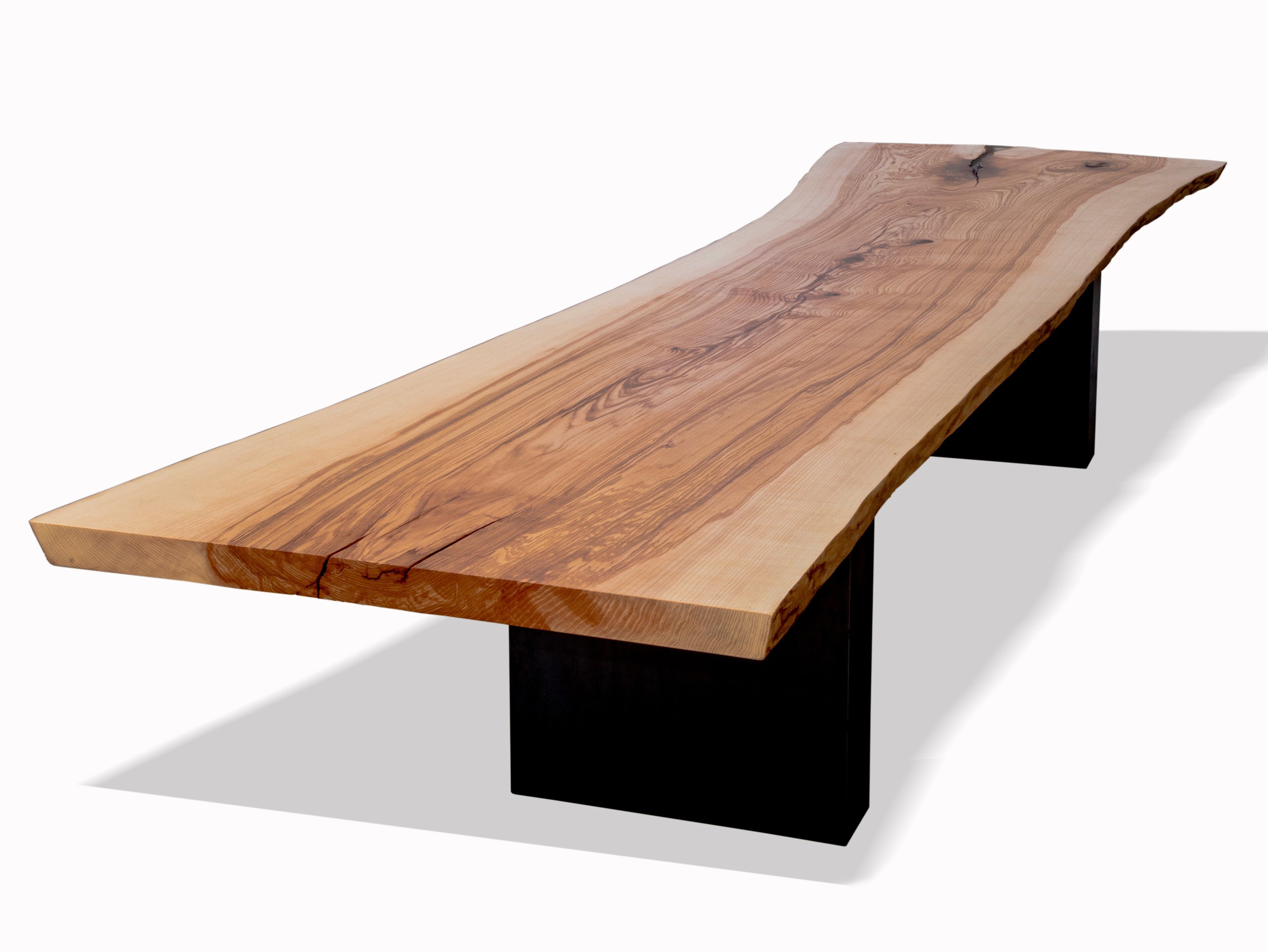 Прямоугольный стол из ясеня Tabula уникальная ARCH-00057422