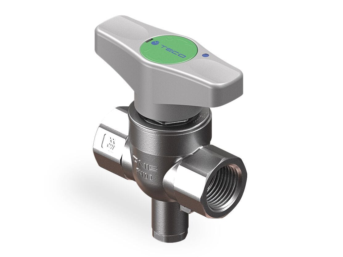 Клапан "Top Entry" с соединением зонда с резьбой F / F для систем учета TECO T4J ARCH-00150130